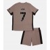 Tanie Strój piłkarski Tottenham Hotspur Son Heung-min #7 Koszulka Trzeciej dla dziecięce 2023-24 Krótkie Rękawy (+ szorty)